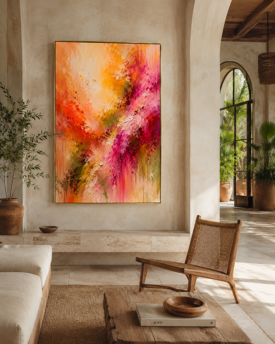 Field of Knowing — original abstract painting by Dominika P.