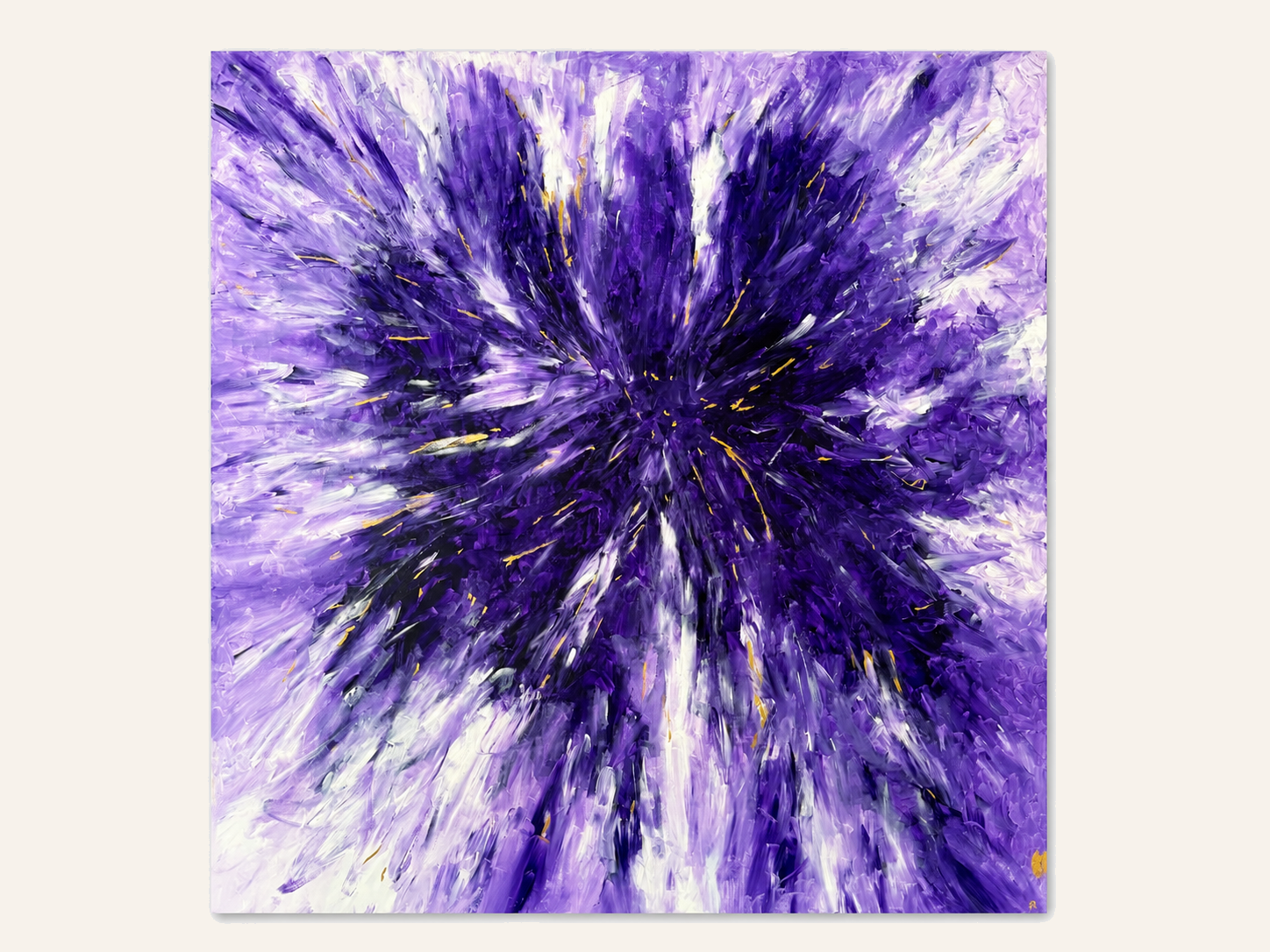 Portal — original abstract painting by Dominika P.